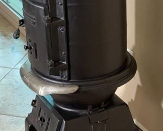 Restored Antique Montgomery Wards Cast Iron Parlor Stove SUN 1505 151	37x15x16in	HxWxD
