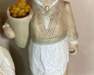 R Shipman Chef Pig Statue Farmhouse Decor	22x10x6in	HxWxD
