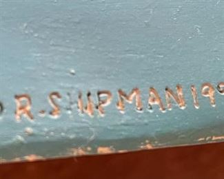 R Shipman Chef Pig Statue Farmhouse Decor	22x10x6in	HxWxD
