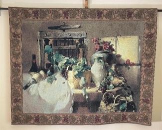 Riddle Home & Gift "Days of Wine & Roses" Hanging Tapestry	42 x 52in	
