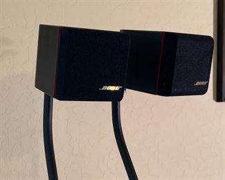 5pc Bose Redline Cube Speakers with Stands		
