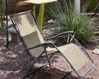Patio Folding Lounge Chair	46 x 30 x 48in	HxWxD
