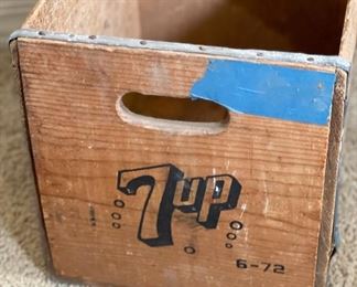 1962 7UP Wood Crate #1	12 x 16.25 x 12in	HxWxD
