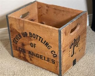 1962 7UP Wood Crate #2	12 x 16.25 x 12in	HxWxD
