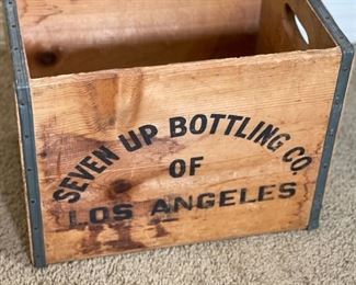 1962 7UP Wood Crate #2	12 x 16.25 x 12in	HxWxD
