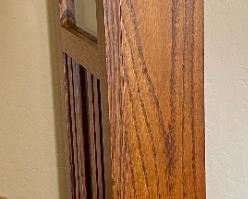 Canterbury Wall Clock Oak Mission Style Quartz	31 x 13.5 x 6in	HxWxD
