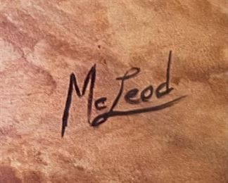 Ann McLeod Grand Canyon Print Framed Art	Frame: 33.5 x 41.5in	
