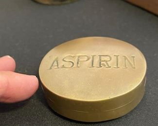 2.5in Brass ASPIRIN Pill	2.5in Diameter	
