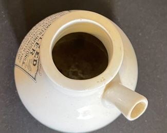 Antique Improved Inhaler Porcelain	6.75in H	
