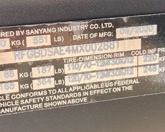 2021 Lance Havana Classic 50 Scooter		
