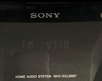 Sony Wireless Home Audio System MHC-ECL99BT	12x26x9 26in	HxWxD
