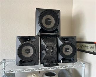 Sony Wireless Home Audio System MHC-ECL99BT	12x26x9 26in	HxWxD
