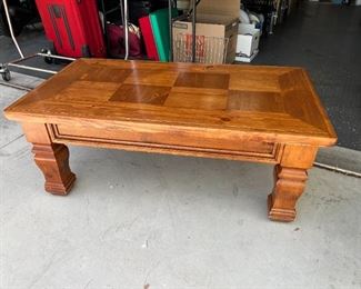 Solid Wood Coffee Table	18.5x26x48in	HxWxD
