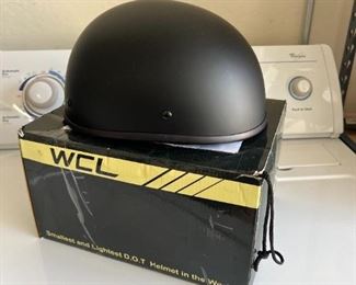 WCL Beanie Motorcycle Helmet- Smallest and Lightest DOT Approved Skull Cap  Size XS 53-54  #1	extra small 53-54	
