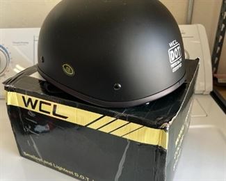 WCL Beanie Motorcycle Helmet- Smallest and Lightest DOT Approved Skull Cap  Size XS 53-54  #2	extra small 53-54	
