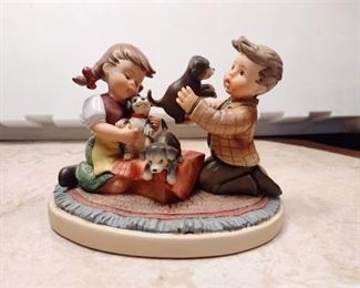 MJ Hummel "Puppy Surprise" figurine