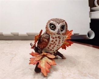 Lenox saw whet owl figurine