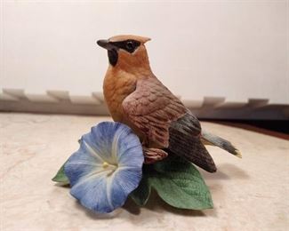 Lenox Cedar waxwing figurine