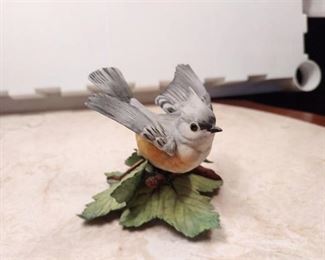 Lenox tufted titmouse figurine