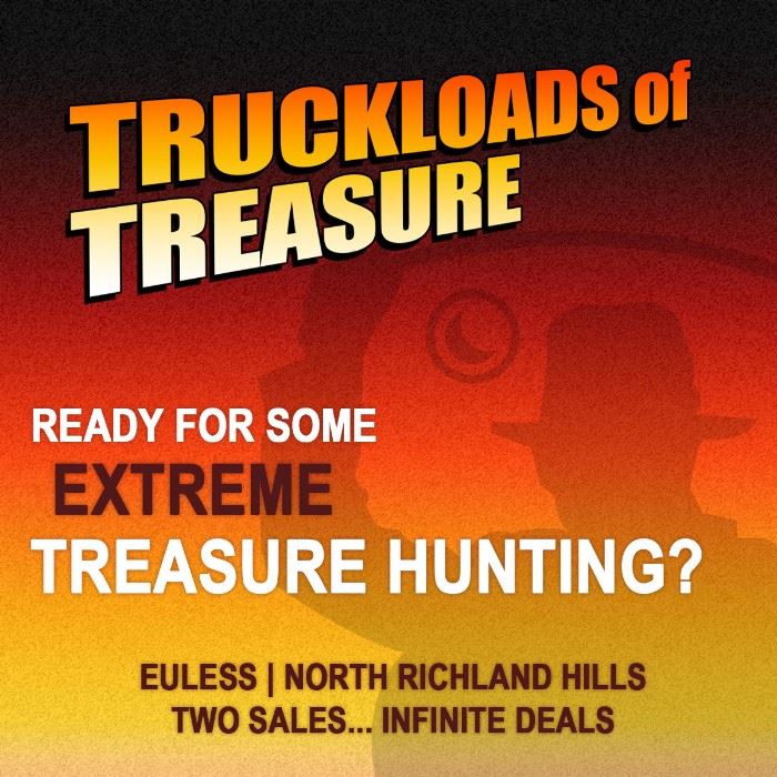 Join us for not one but TWO TRUCKLOADS OF TREASURE sales! If you like your thrifting with an edge, these are the sales for  YOU!