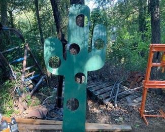 Cactus bean toss target