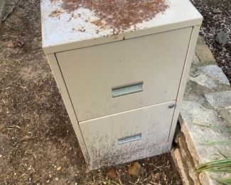 Vintage 2 Drawer Filing Cabinet