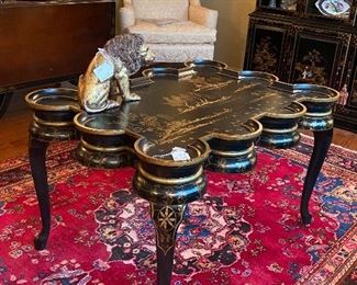 A fabulous chinoiserie coffee table priced at only $450.00!