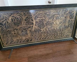Framed Cambodian art