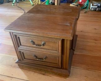 Cape Royal Oak Pair of nightstands.