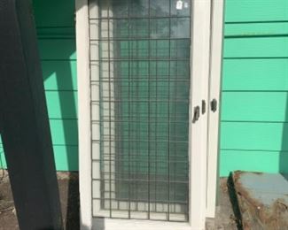 Leaded glass windows are coming in too.