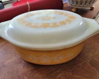 And there's a piece of pyrex for you collectors