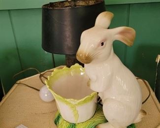 What a sweet bunny planter