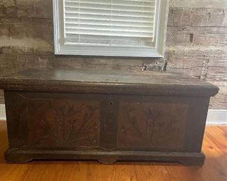 1782 Dutch blanket chest-all original!!!