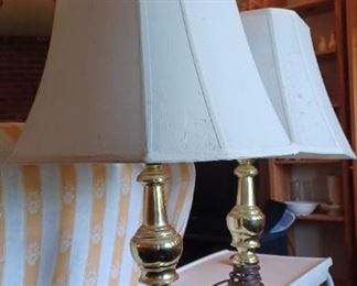 2 Brass Lamps