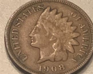 1908 Indian Head Penny