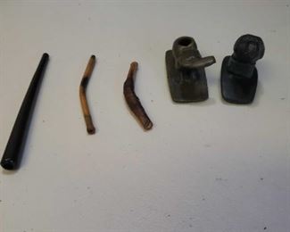 Animal and Stick Pipes Lot