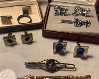 Anson and Swank Tie Clips, Lord Biltmore Cuff Links Set, and More