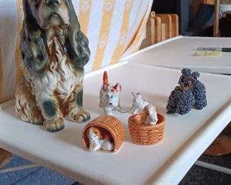 Assorted Dog Figurines