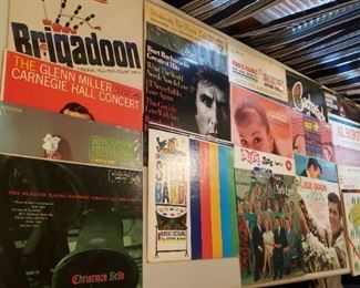 Assorted Vintage Records Musicals, Christmas, and Jazz