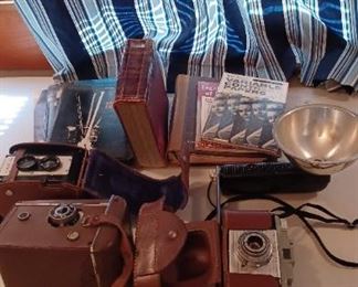Cameras, Cases, Books