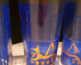 Collectible Eqyptian Themed Glasses