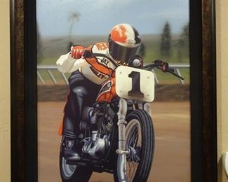 SCOTT JACOBS ART HARLEY-DAVIDSON SIGNED BY SCOTT JACOBS AND JAY SPRINGSTEEN