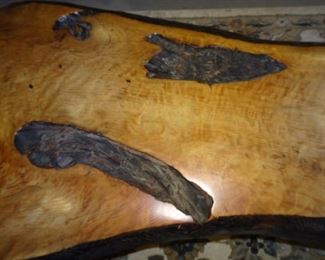 VINTAGE LIVE EDGE COFFEE TABLE