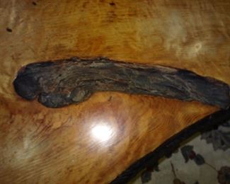 VINTAGE LIVE EDGE COFFEE TABLE