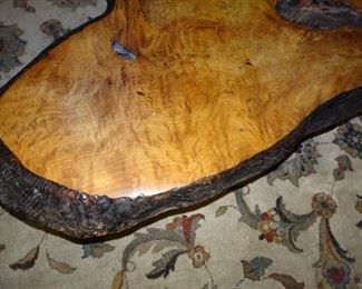 VINTAGE LIVE EDGE COFFEE TABLE
