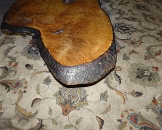 VINTAGE LIVE EDGE COFFEE TABLE