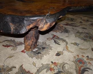 VINTAGE LIVE EDGE COFFEE TABLE