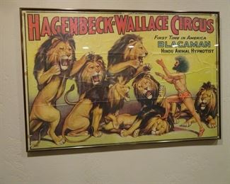 HAGENBECK-WALLACE CIRCUS POSTER BLACAMAN