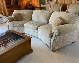 Flexsteel Curved Sofa