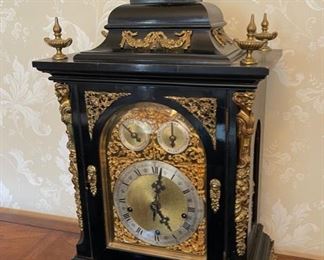Large Library Mantel Clock, Winterhalter and Hoffmeier German Clock